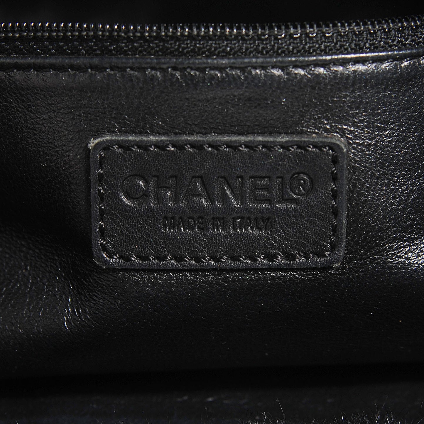 Rabbit Fur Shoulder Bag Black