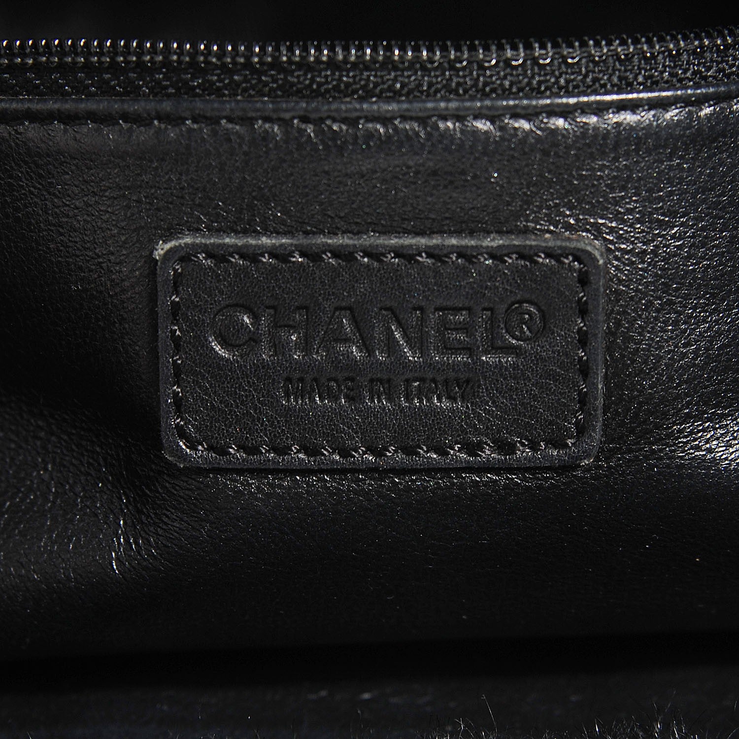 Chanel Rabbit Fur Shoulder Bag Black 6 of 7