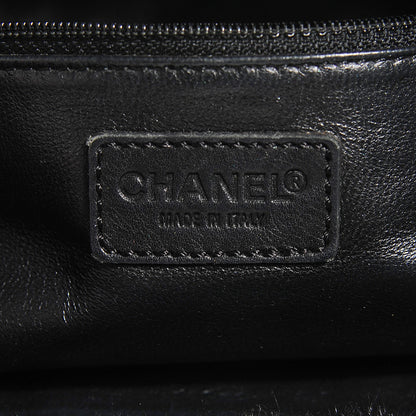 Chanel Rabbit Fur Shoulder Bag Black 6 of 7