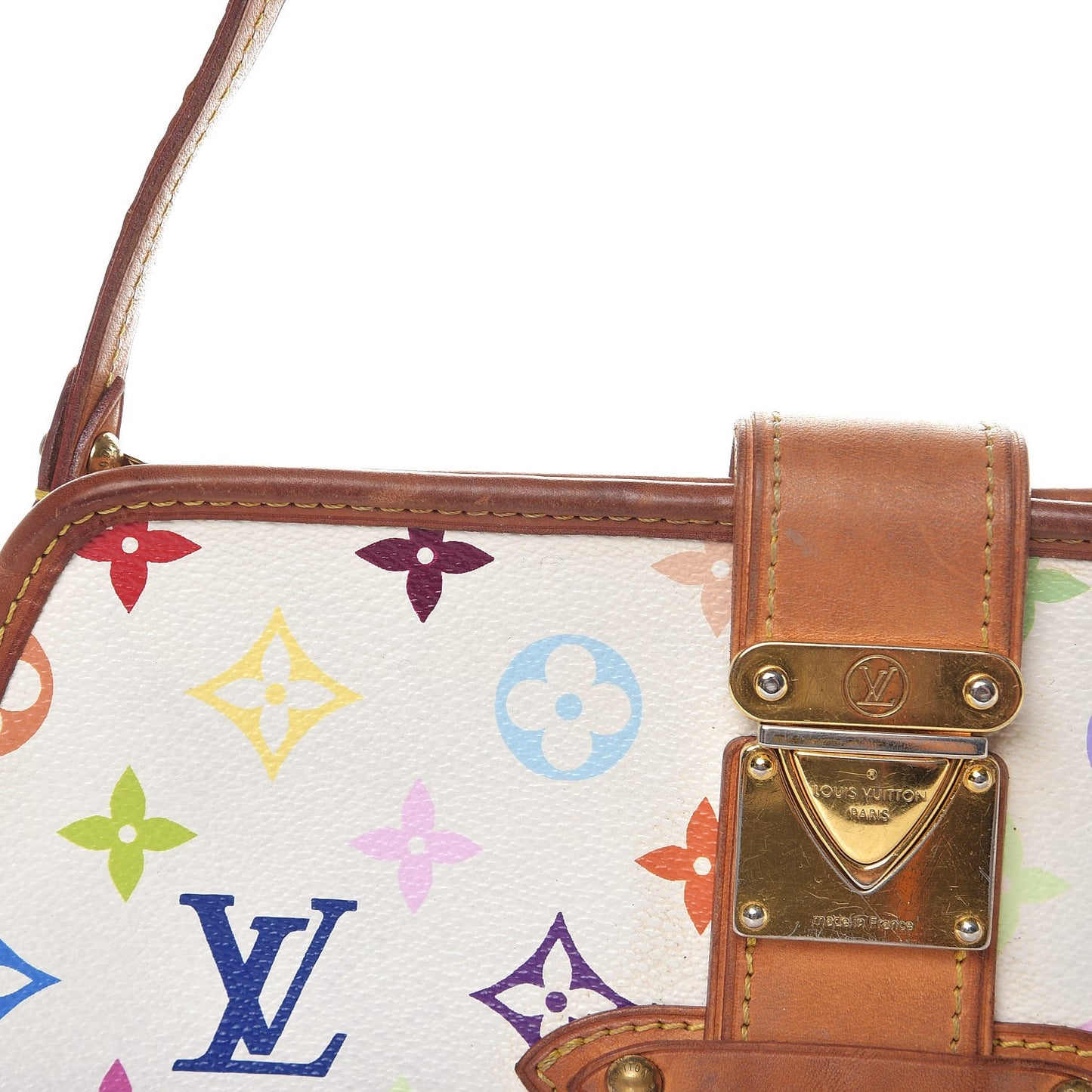 Monogram Multicolor Shirley White