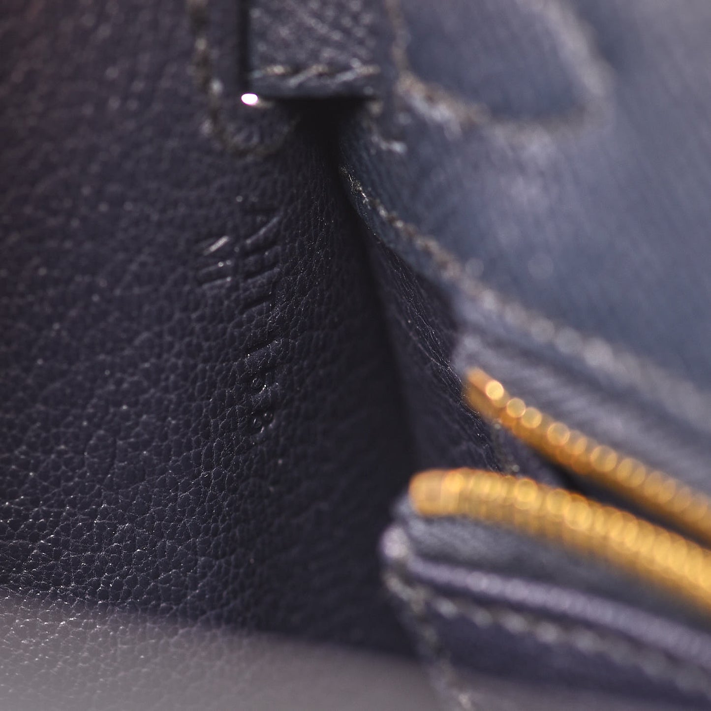 Epsom Kelly Sellier 25 Bleu Indigo