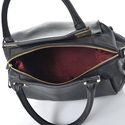 Lanvin Goatskin Trilogy Bowling Bag Black 5 of 16