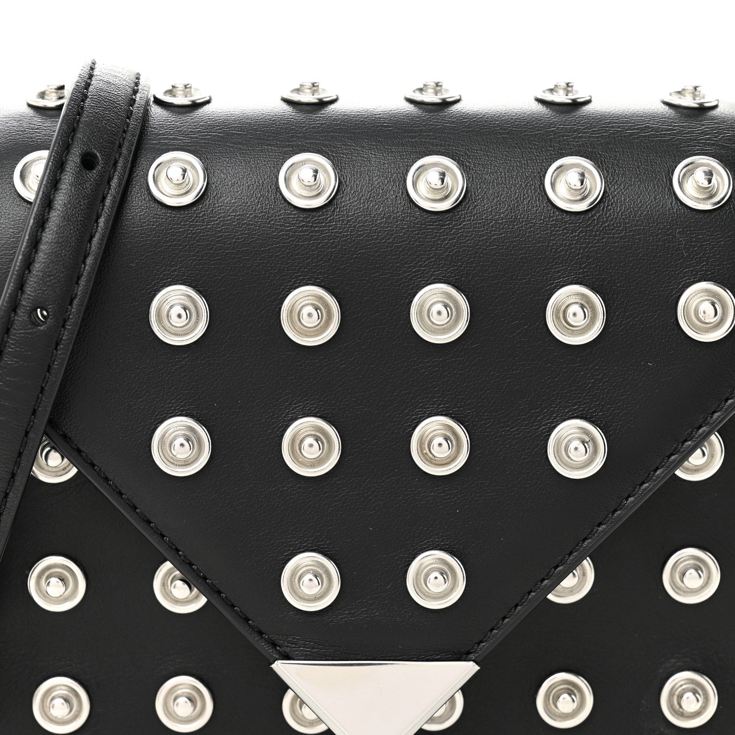 Alexander Wang Calfskin Studded Mini Prisma Envelope Shoulder Black 8 of 10