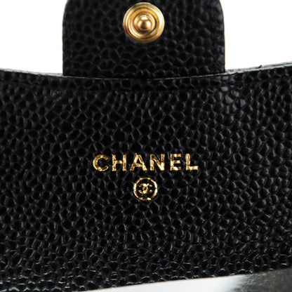 Chanel Caviar Quilted Flap Card Holder Black 5 of 8