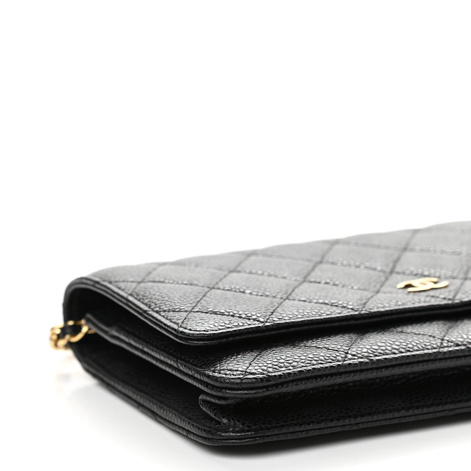 Chanel Caviar Quilted Wallet On Chain WOC Black 9 of 10