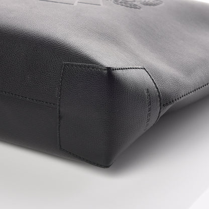 Burberry Calfskin Crest Embossed Large Tote Black 9 of 10