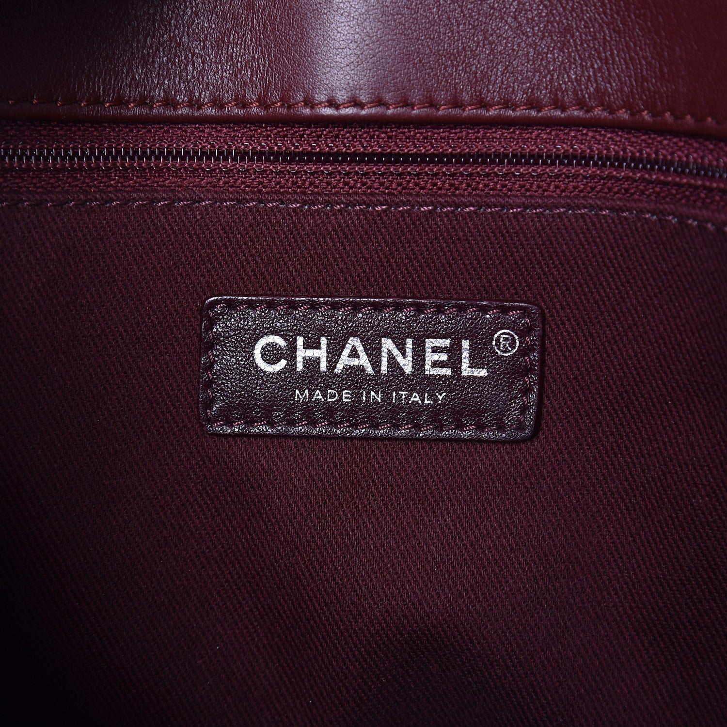 Chanel Caviar Quilted Large CC Accordion Shopping Bag Brown 7 of 9
