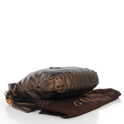 Gucci Calfskin Large New Jackie Shoulder Bag Bronze 4 of 7