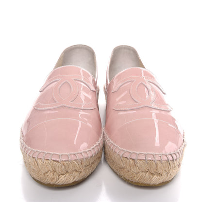 Chanel Patent CC Espadrilles 38 Pink 2 of 10