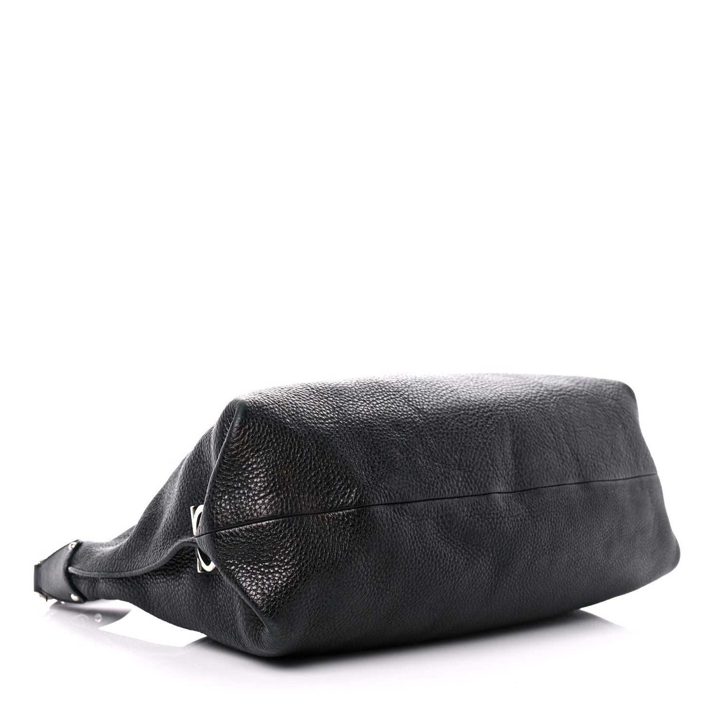 Calfskin Fanisa Gancini Hobo Black
