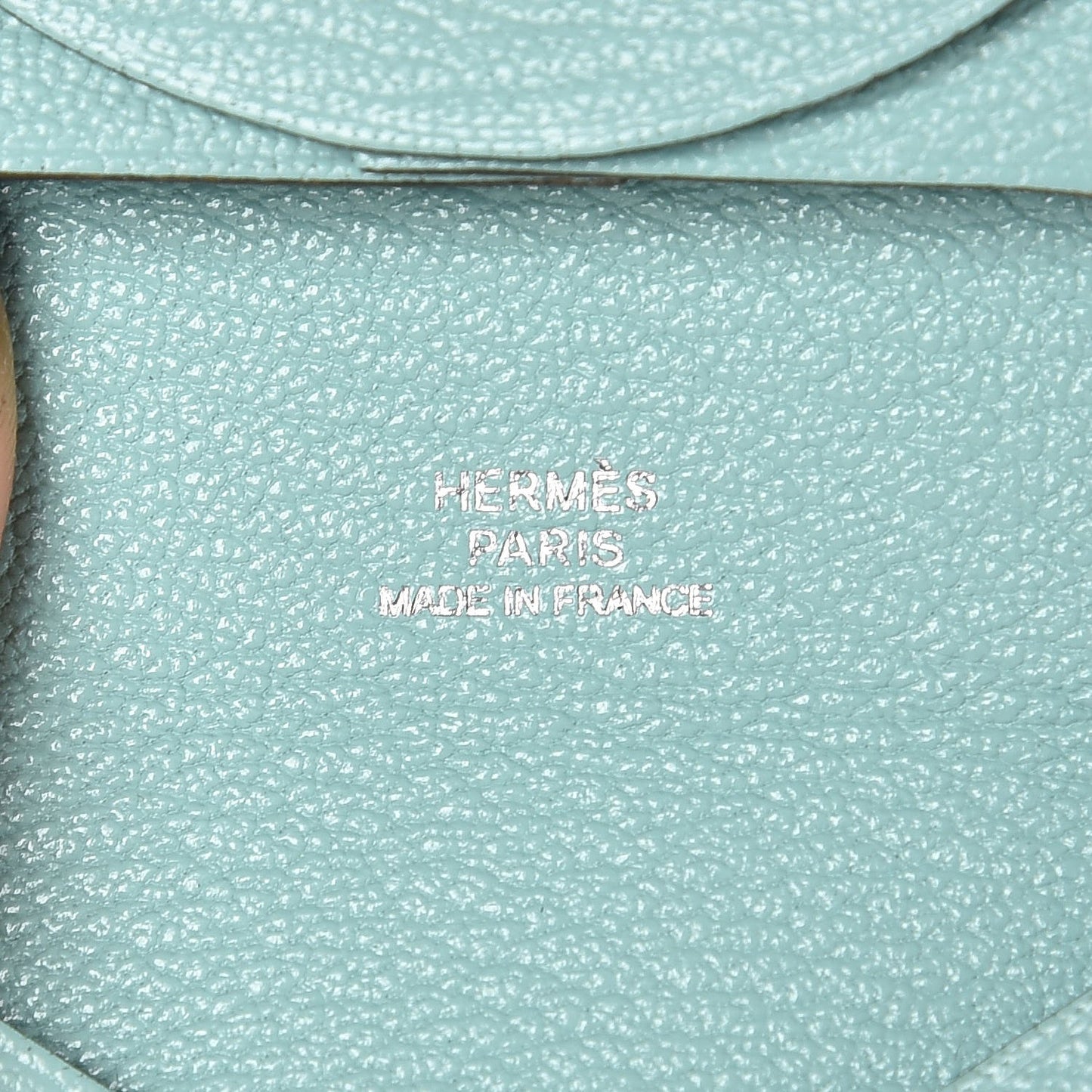 Chevre Mysore Bastia Coin Purse Aqua