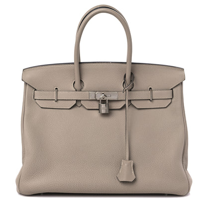 Hermes Togo Birkin 35 Gris Tourterelle 1 of 17