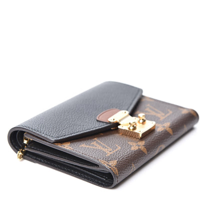 Louis Vuitton Monogram Pallas Compact Wallet NM Black 3 of 10