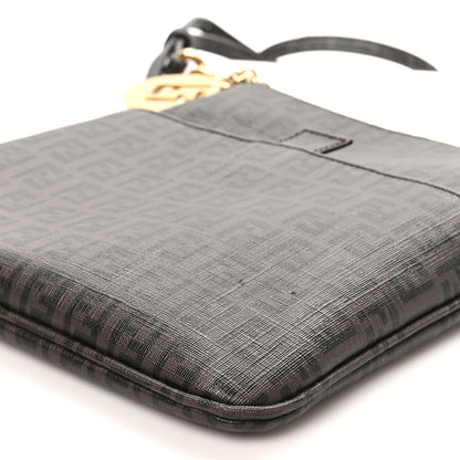 Fendi Zucchino Spalmati Forever Small Crossbody Moro Black 10 of 11