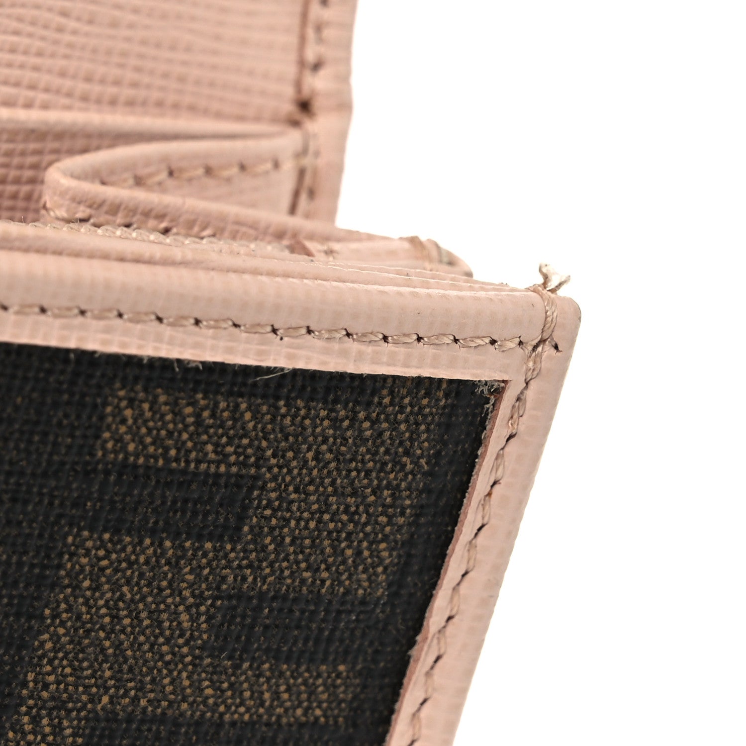 Fendi Zucca Spalmati Vitello Elite Continental Wallet Rose Plaster 9 of 14