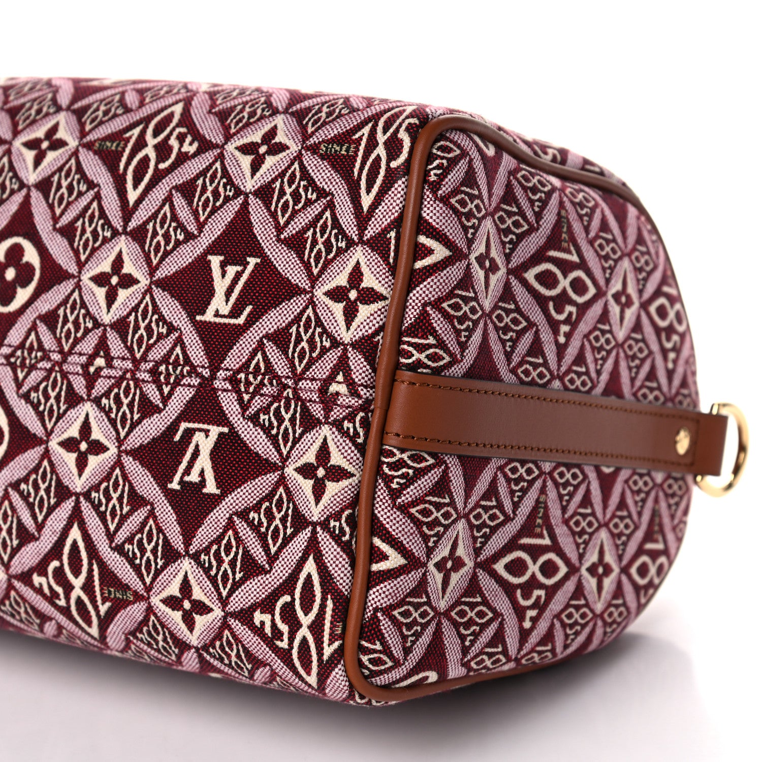 Louis Vuitton Jacquard Since 1854 Speedy Bandouliere 25 Bordeaux 9 of 10
