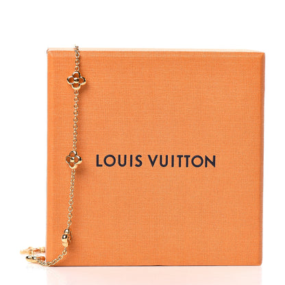 Louis Vuitton Flower Full Necklace Gold 6 of 6