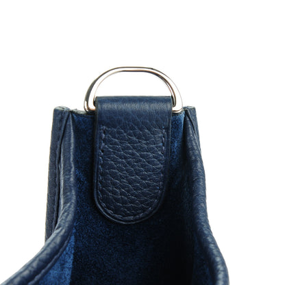 Hermes Taurillon Clemence Evelyne III PM Bleu Nuit 9 of 12