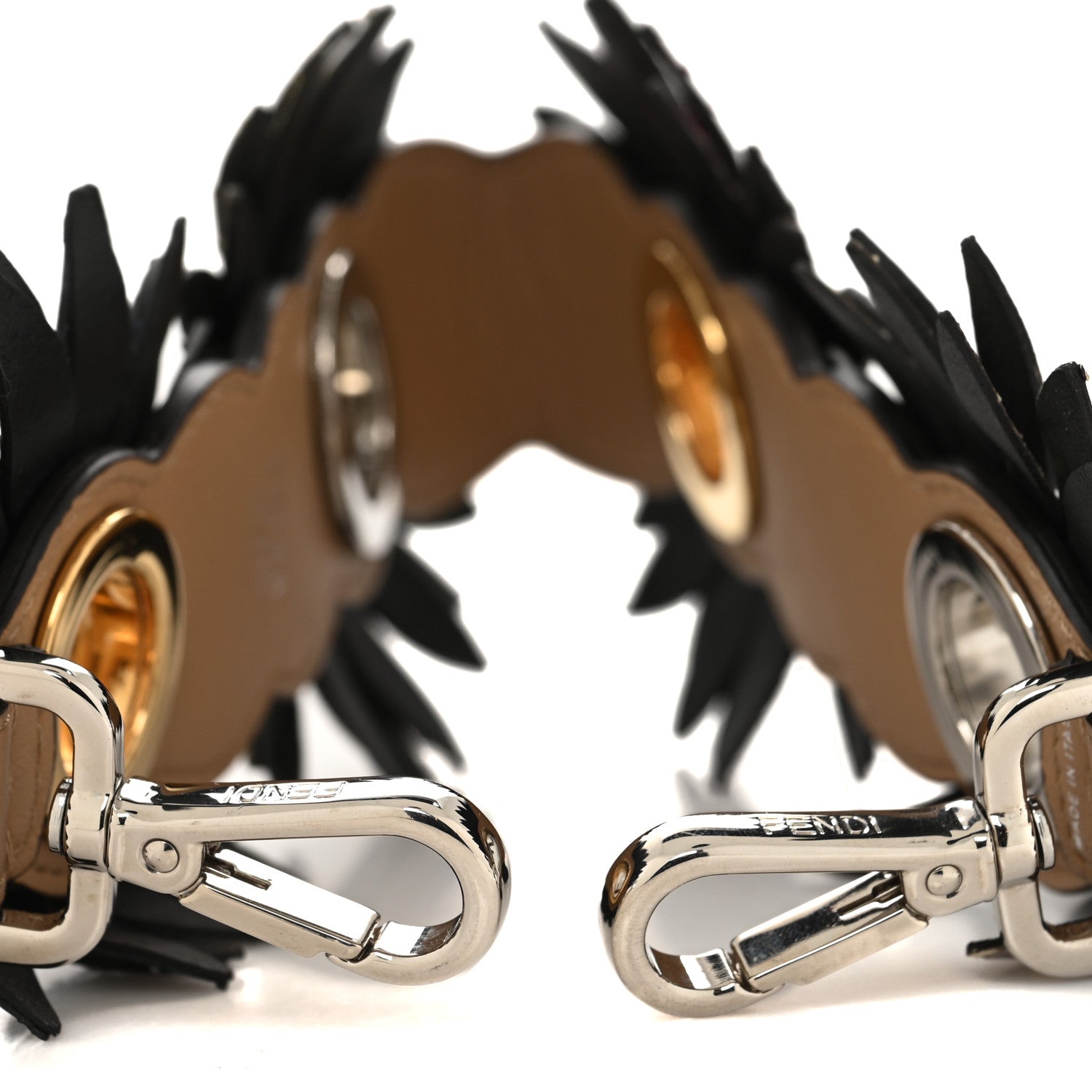 Fendi Snakeskin F is Fendi Flower Mini Strap Multicolor 3 of 4
