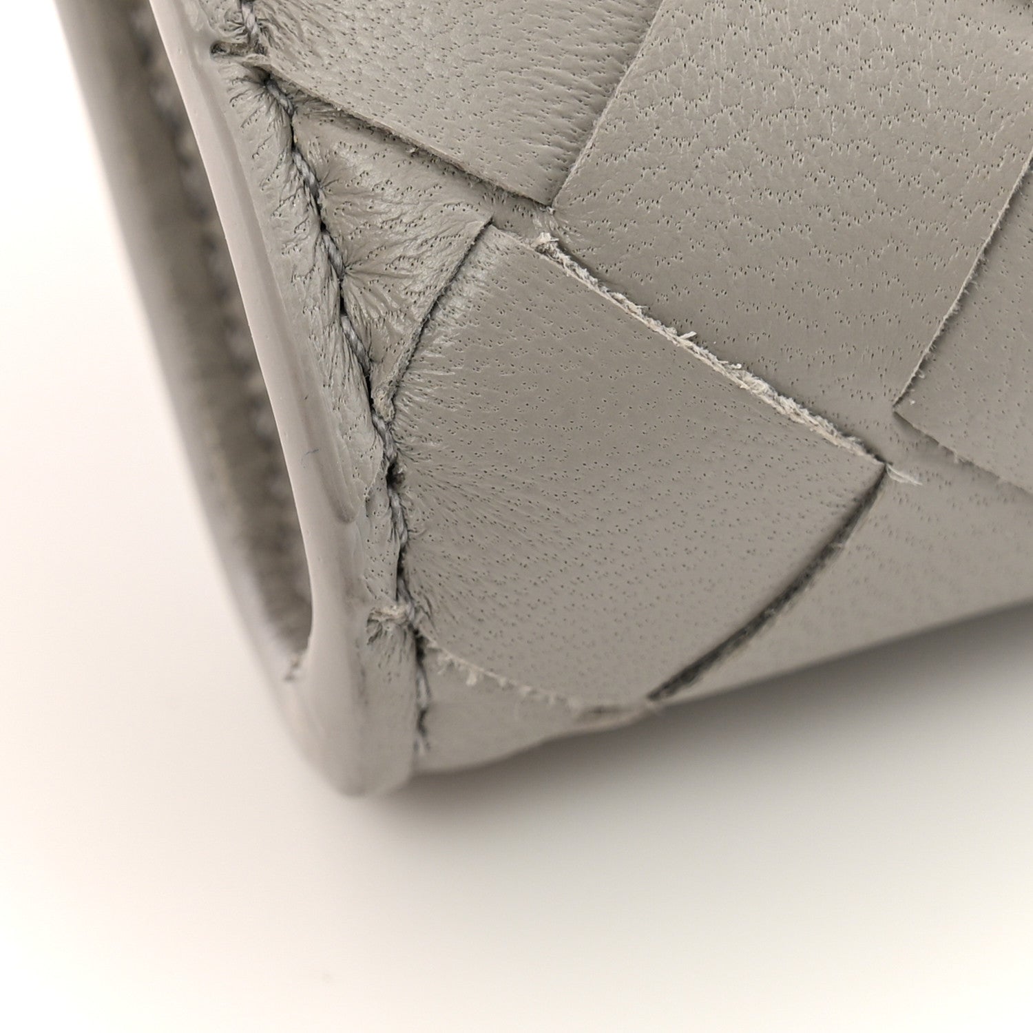 Bottega Veneta Nappa Intrecciato Long Andiamo Top Handle Clutch Sterling 9 of 9