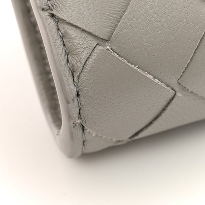 Bottega Veneta Nappa Intrecciato Long Andiamo Top Handle Clutch Sterling 9 of 9