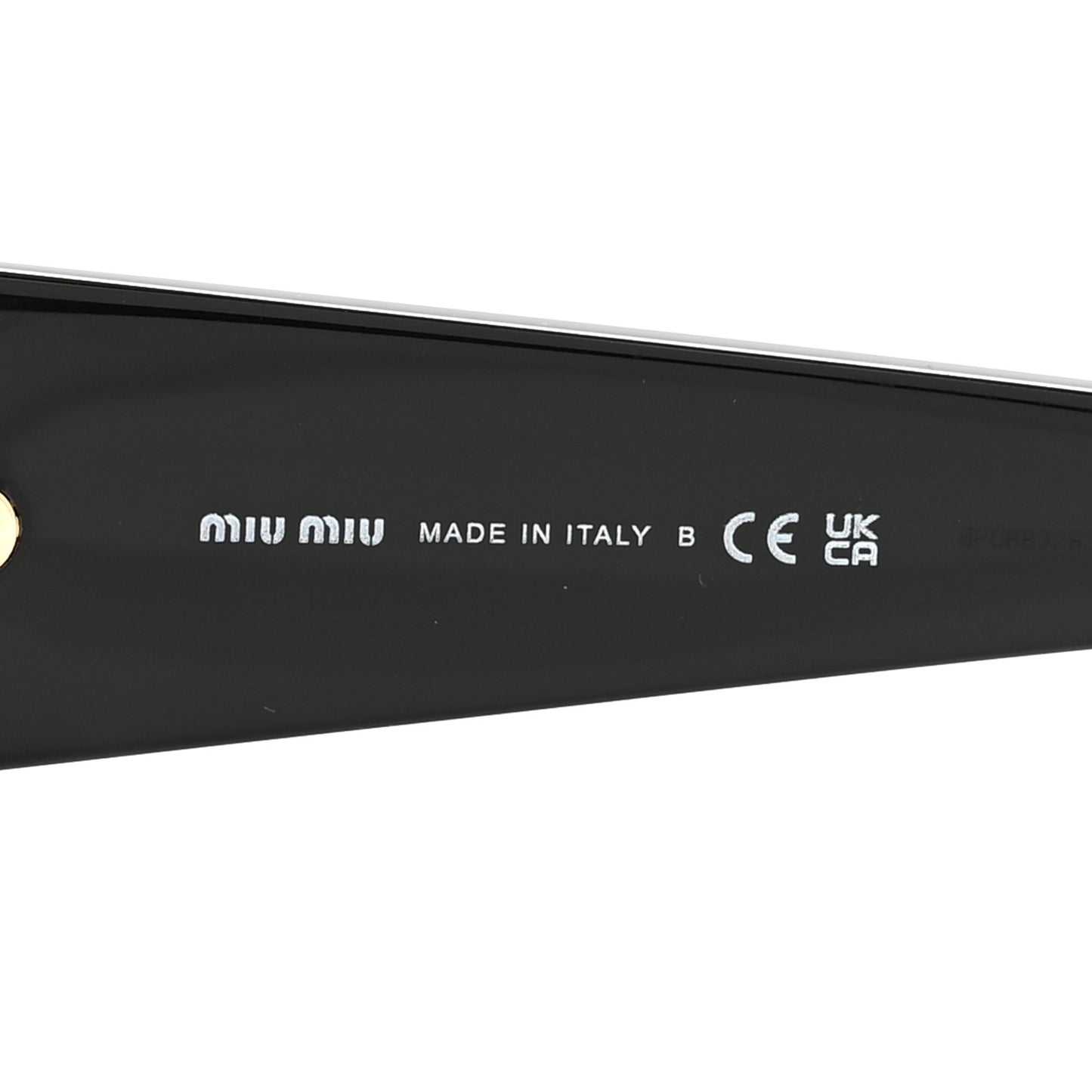 Acetate Cat Eye Sunglasses SMU 06Y Black Ardesia