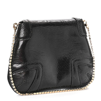 Gucci Lizard Tom Ford Jeweled Dragon Bag Black 3 of 9