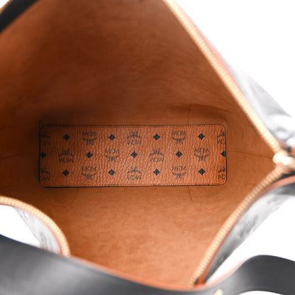 MCM Calfskin Ottomar Monogram Large Klara Hobo Black 6 of 11