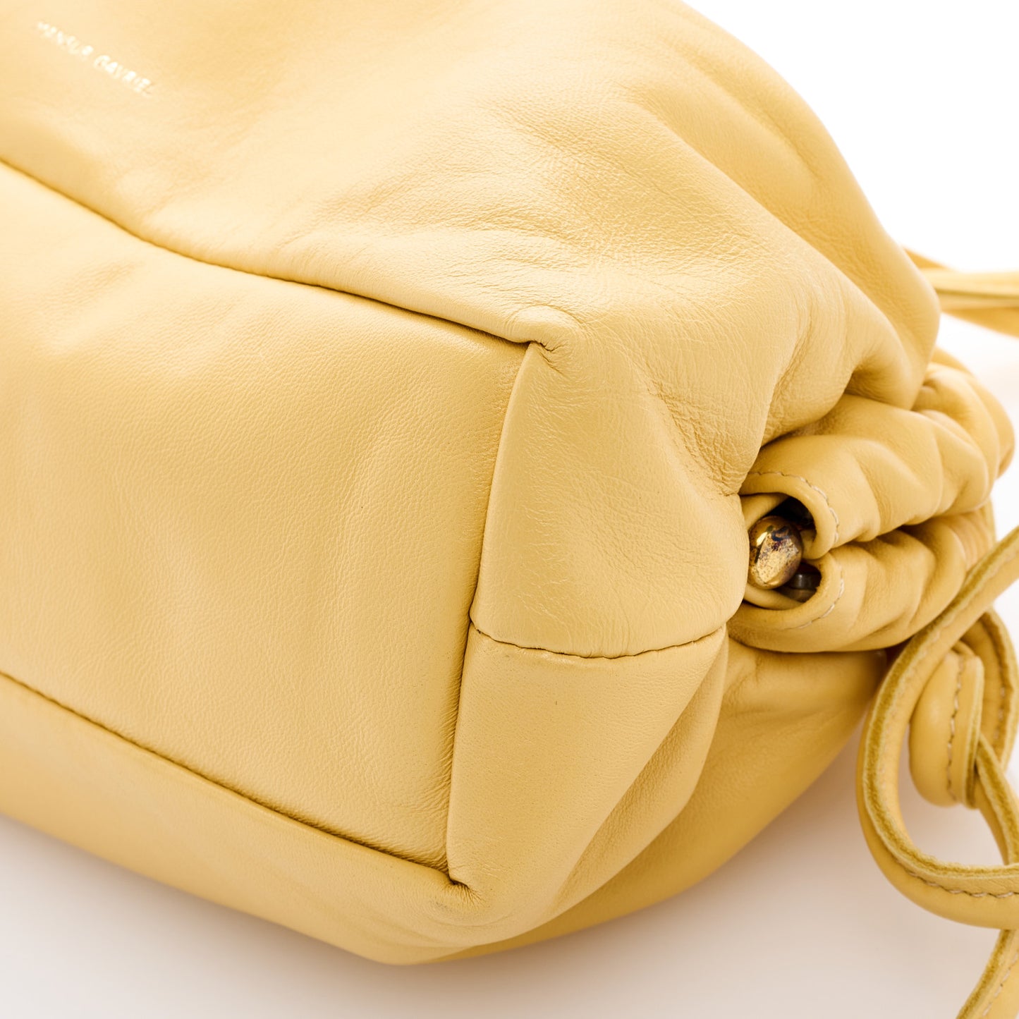 Lambskin Mini Cloud Clutch Spiga