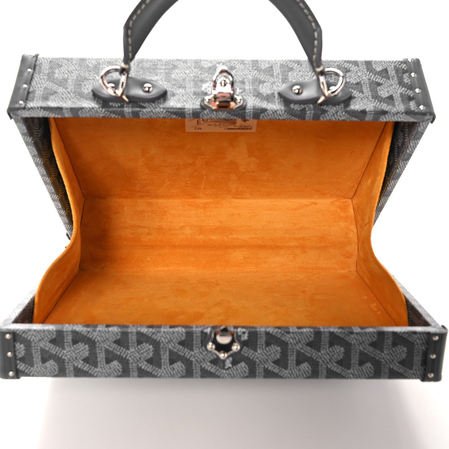Goyardine Grand Hotel Trunk Bag Grey