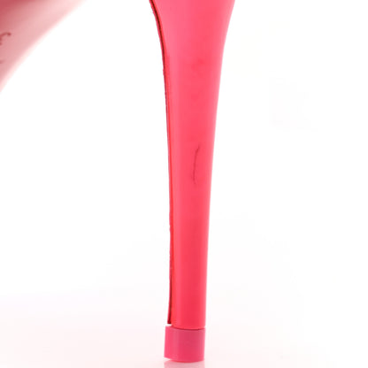 Christian Louboutin PVC Just Loubi 85 Sandals 39 Fluo Pink 8 of 9