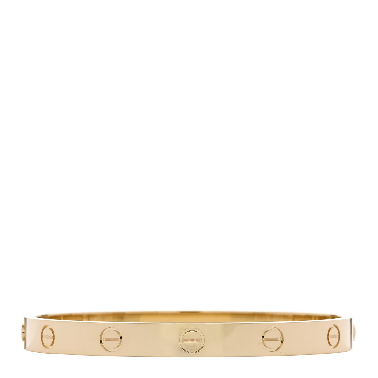 18K Yellow Gold LOVE Bracelet 17