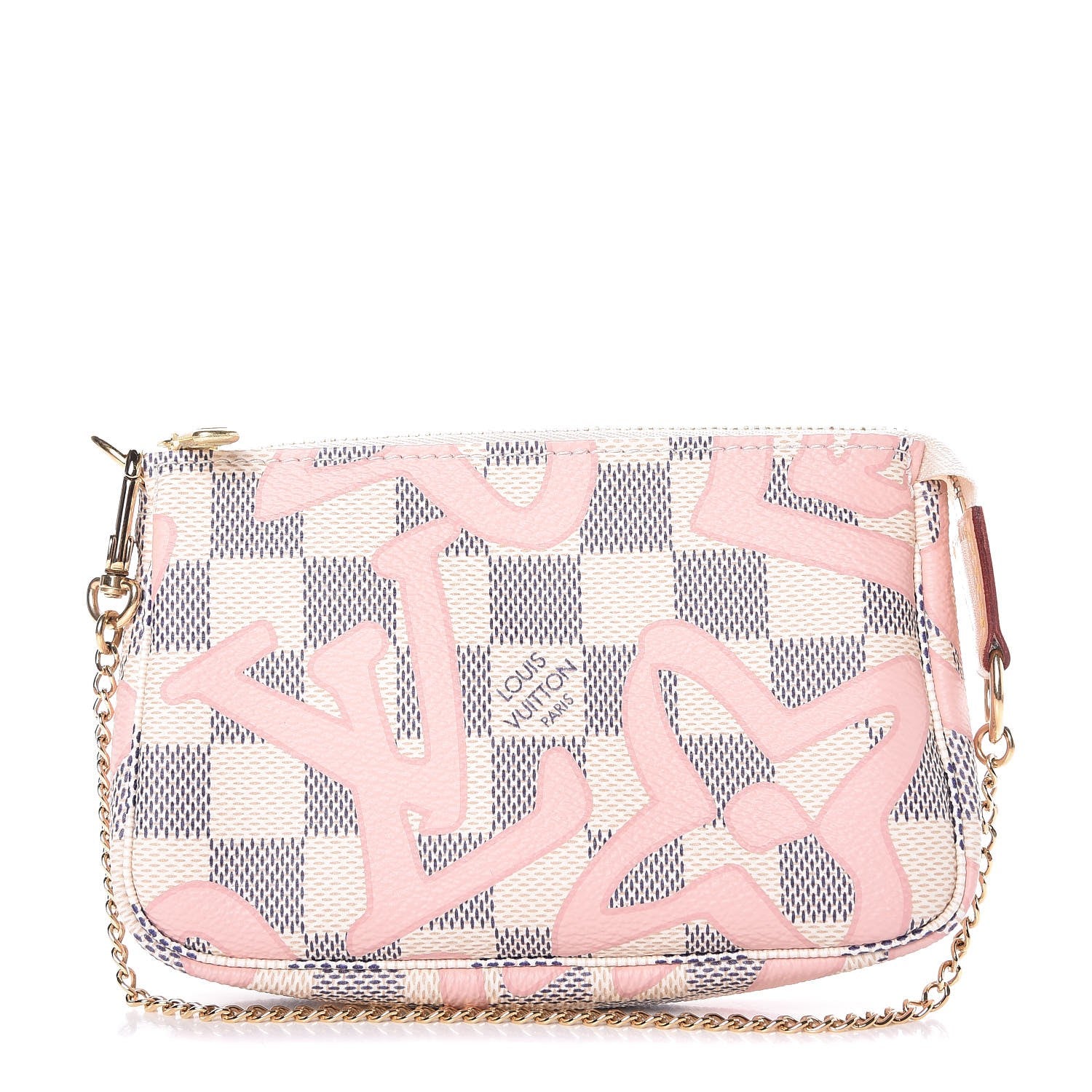 Louis Vuitton Damier Azur Tahitienne Mini Pochette Accessories 1 of 8