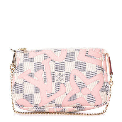 Louis Vuitton Damier Azur Tahitienne Mini Pochette Accessories 1 of 8