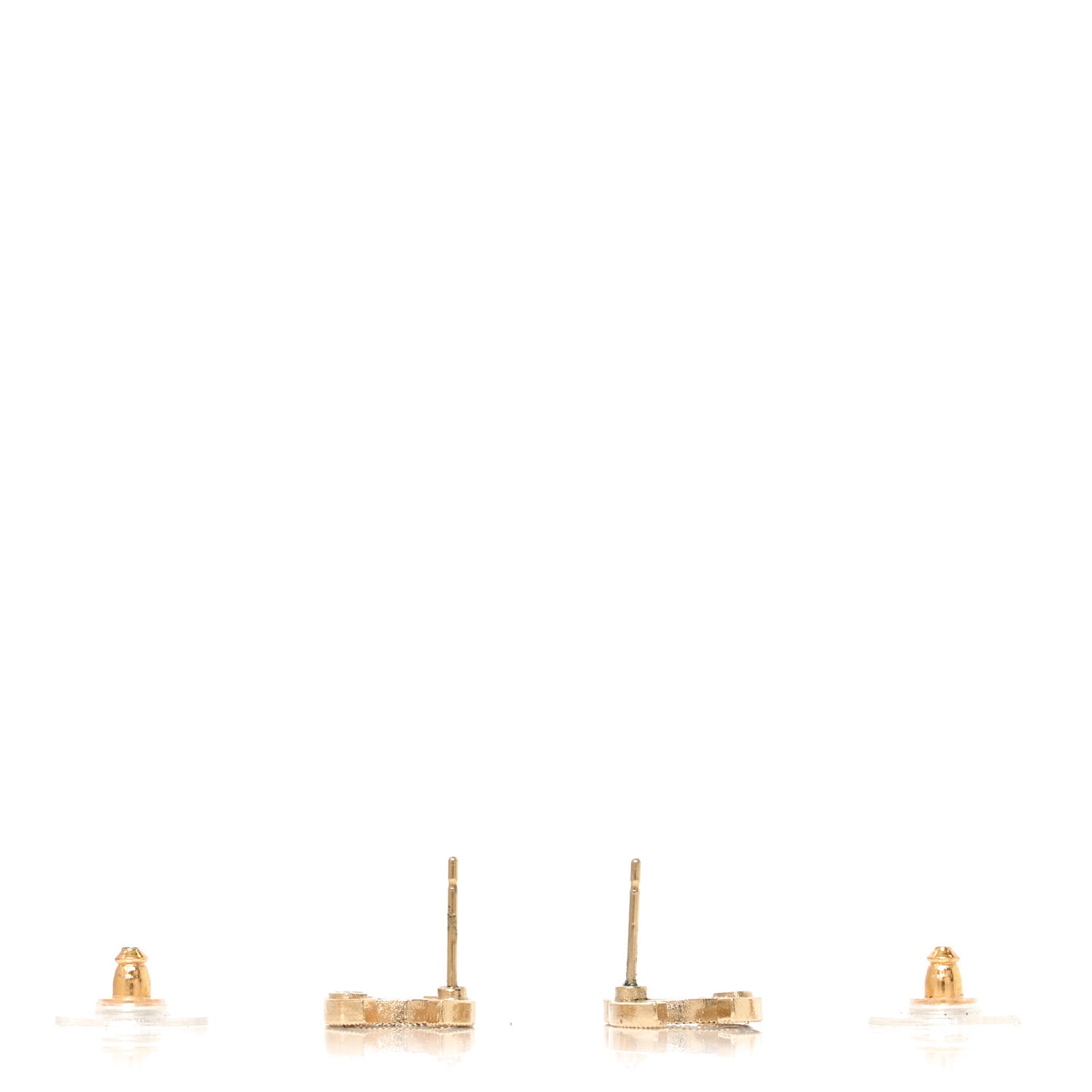Crystal CC Earrings Gold