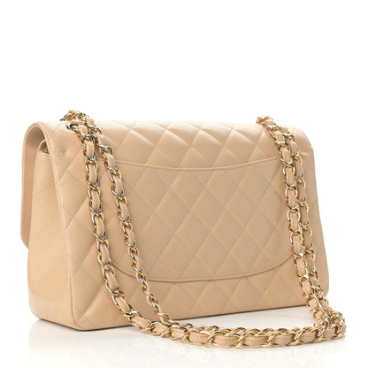 Chanel Caviar Quilted Jumbo Double Flap Beige Clair 3 of 20