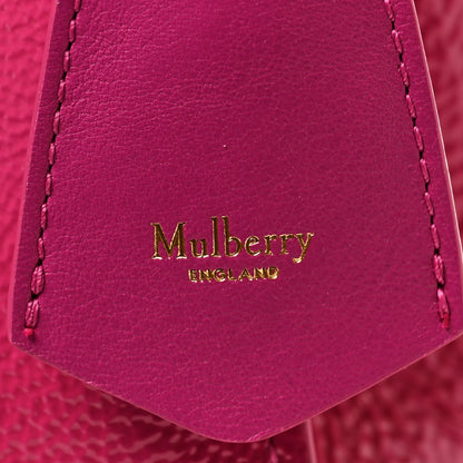 Mulberry Spongy Patent Calfskin Small Iris Tote Grey Pink 6 of 8