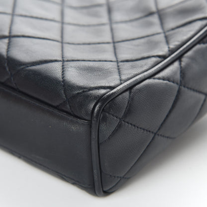 Chanel Lambskin Quilted CC Shoulder Bag Navy 11 of 19