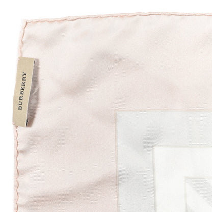 Burberry SilK Mega Check Scarf Pink 2 of 3