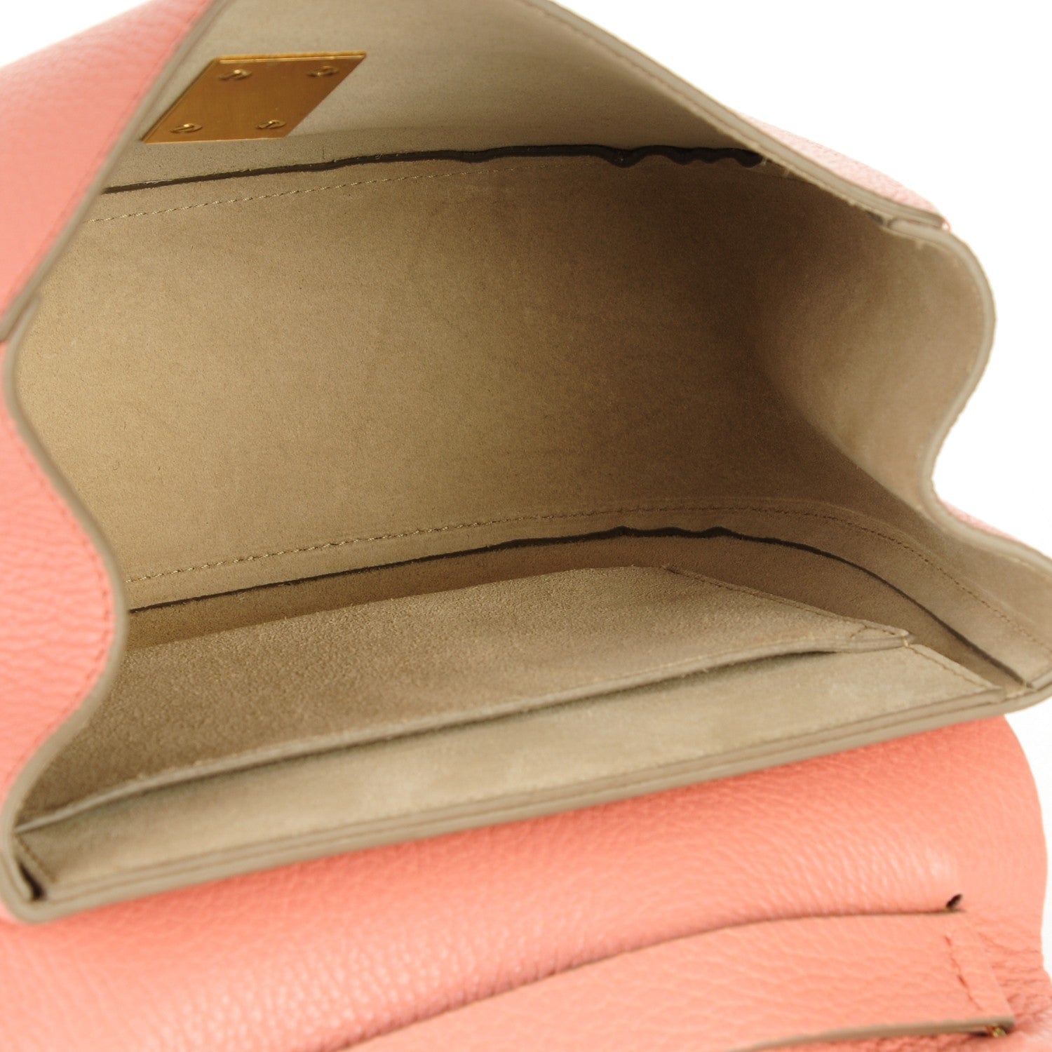Chloe Grained Lambskin Drew Shoulder Bag Misty Rose 6 of 8