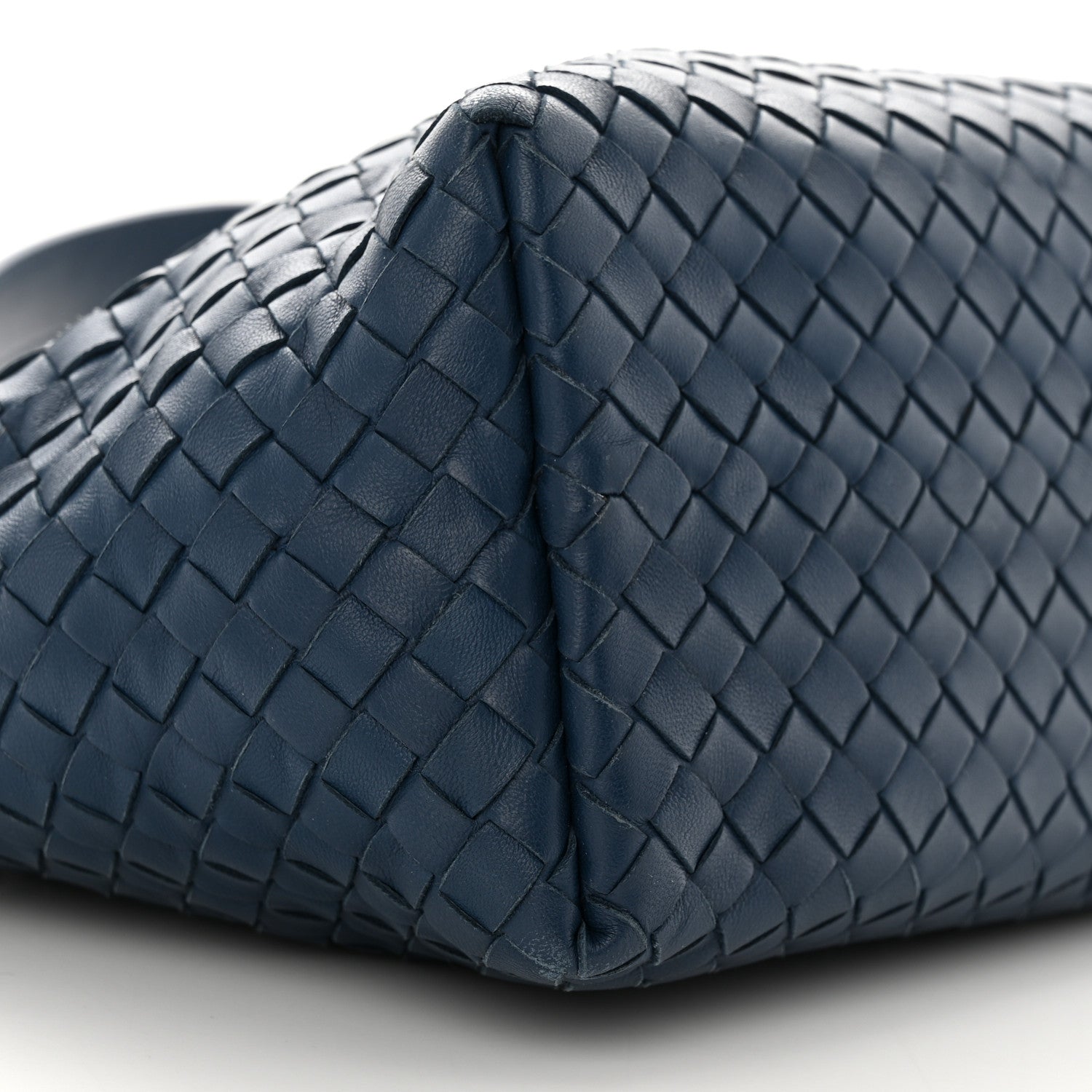 Bottega Veneta Nappa Intrecciato Small Bella Tote Navy 10 of 11