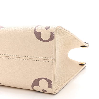 Louis Vuitton Empreinte Monogram Giant Onthego PM Creme Bois de Rose 10 of 11