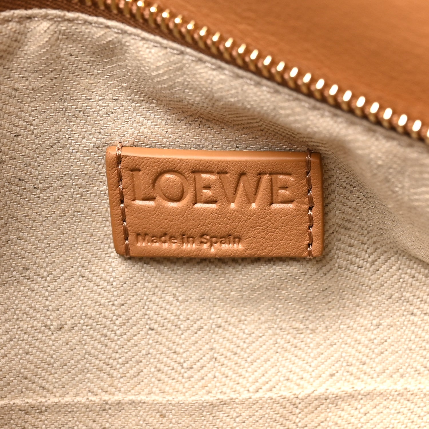 Loewe Calfskin Small Puzzle Edge Bag Warm Desert Black 6 of 10