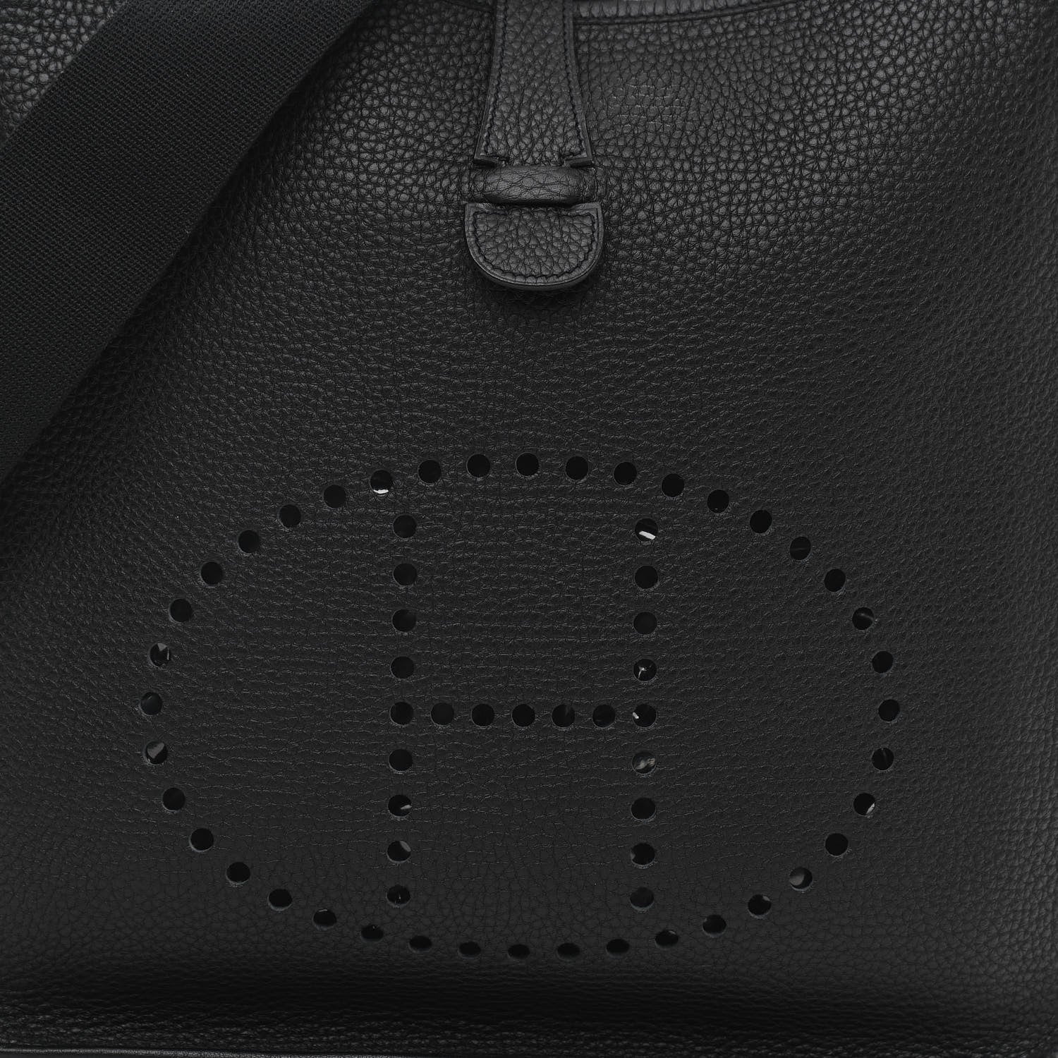 Hermes Taurillon Clemence Evelyne GM Black 8 of 11
