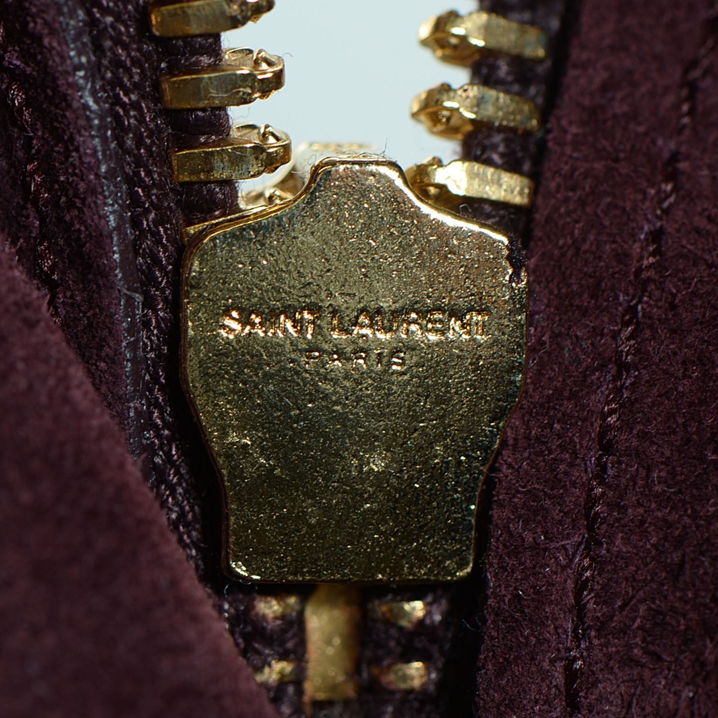 Calfskin Matelassé Monogram Small Cabas Bordeaux