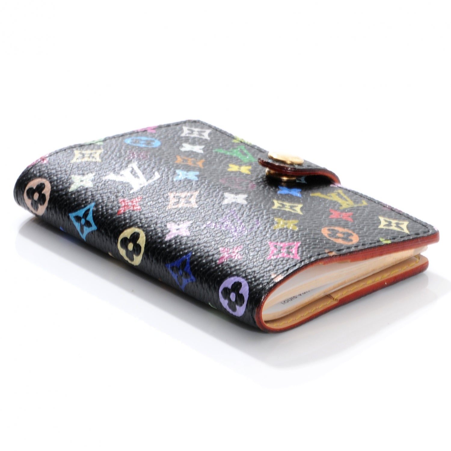 Louis Vuitton Monogram Multicolor Carnet de Bal Mini Agenda Cover Black 4 of 7