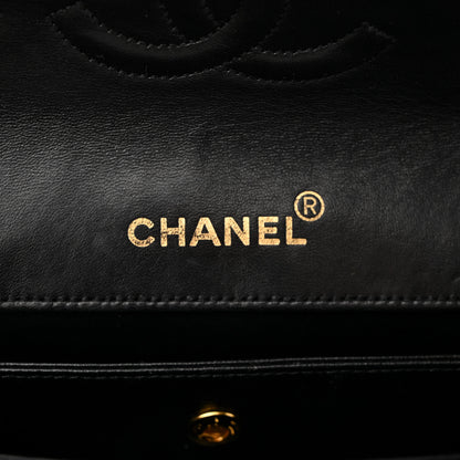 Chanel Lambskin Quilted Medium Single Flap Black 6 of 18