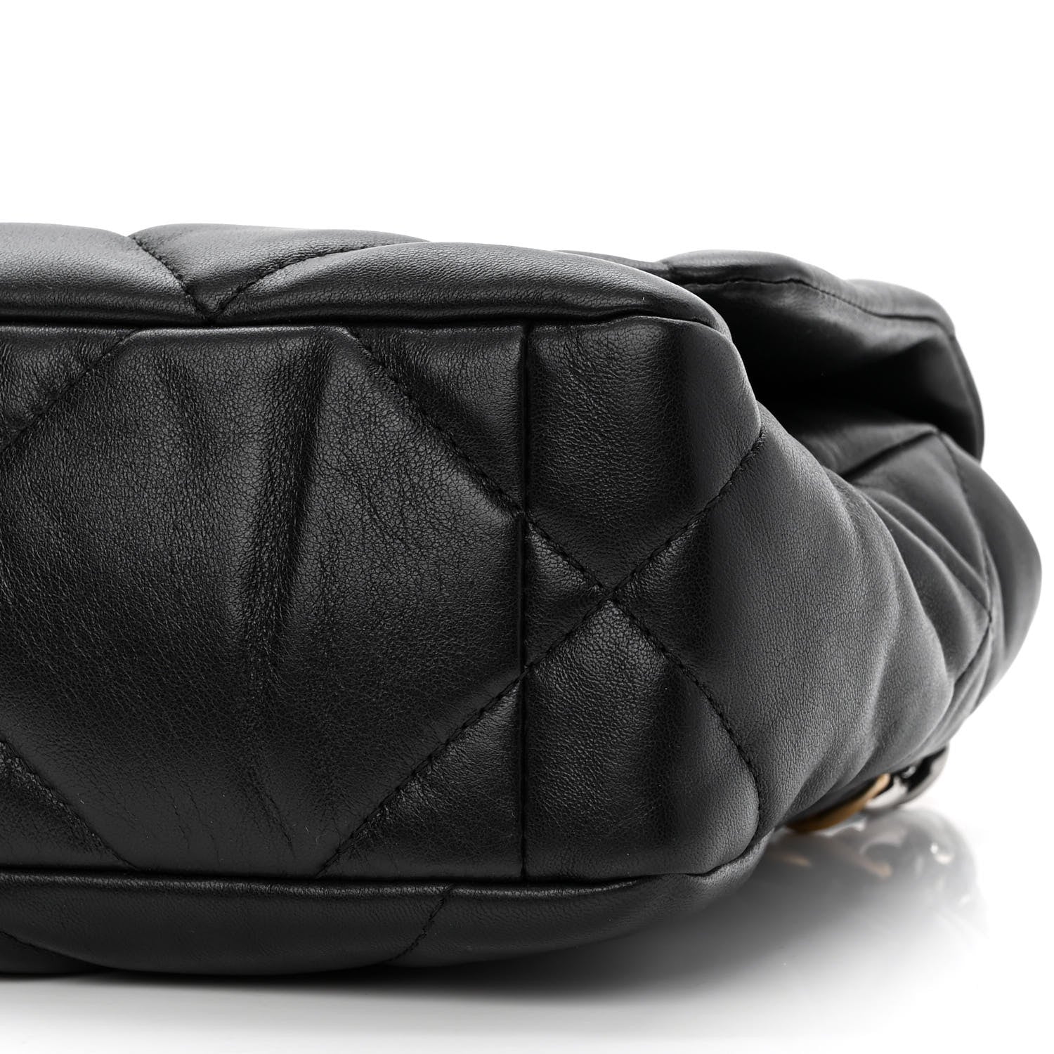 Chanel Lambskin Quilted Medium Chanel 19 Flap Black 10 of 10