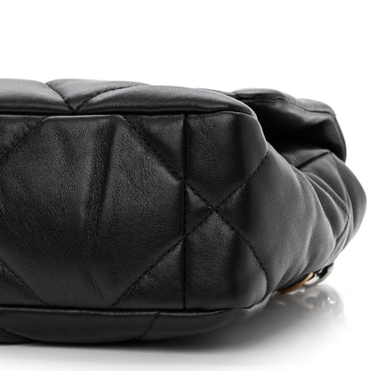 Chanel Lambskin Quilted Medium Chanel 19 Flap Black 10 of 10