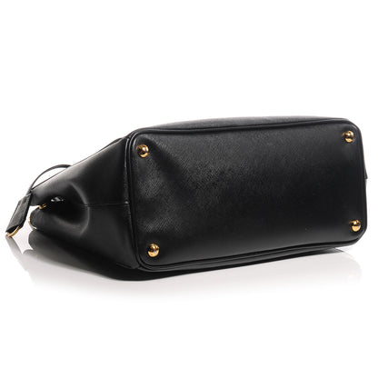 Prada Saffiano Lux Medium Tote Nero Black 4 of 10
